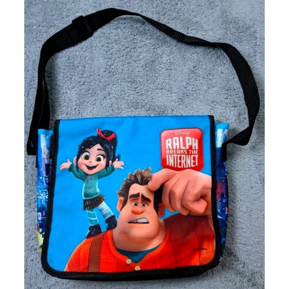 Disney Messenger Bag Kids OS Blue Ralph Breaks the Internet Wreck-It Ralph